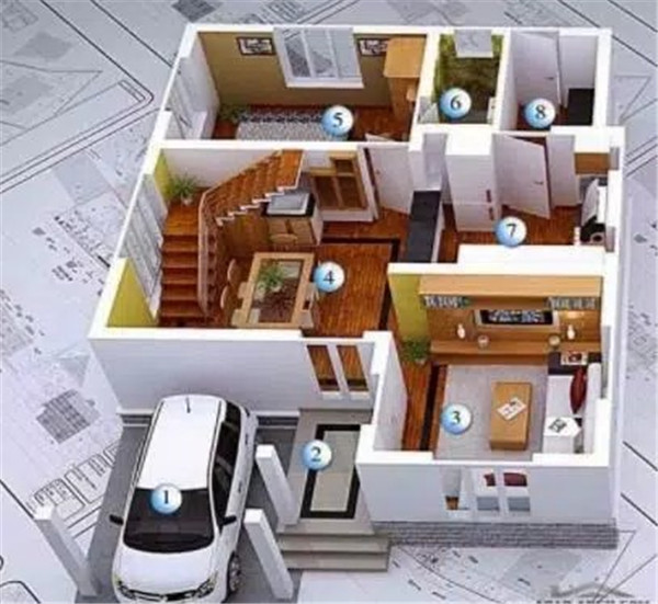 3D house plan designs screenshot