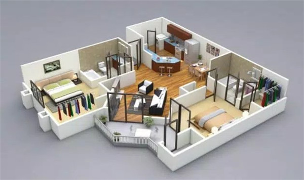 3D house plan designs screenshot