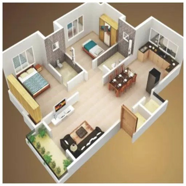 3D house plan designs screenshot