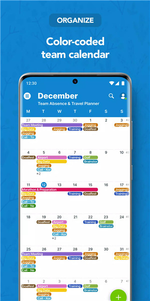 Teamup Calendar screenshot