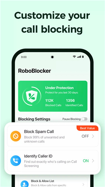 Spam Call Blocker for Android screenshot