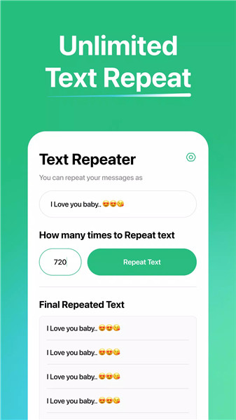 Text Repeater screenshot