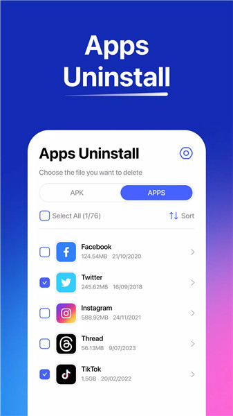 Uninstall Apps & Apk screenshot