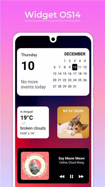 Widgets iOS 16 screenshot