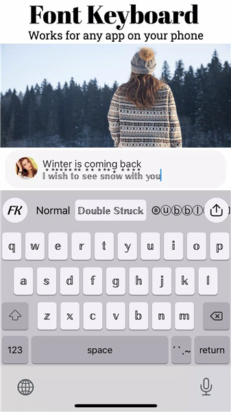 Font Keyboard screenshot