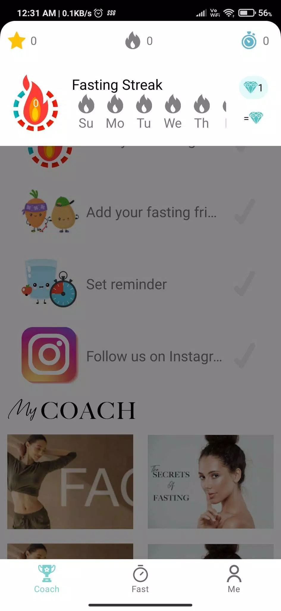 Fasting App screenshot