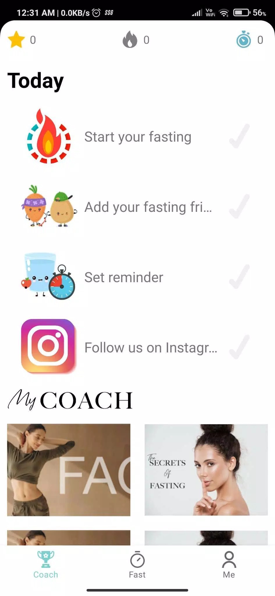 Fasting App screenshot