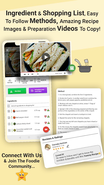 Indian Food Recipes Offline screenshot