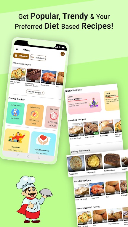 Bread Food Recipes Offline screenshot