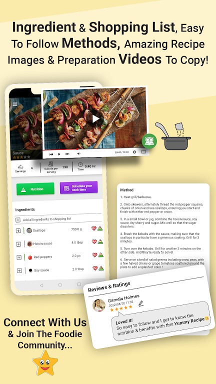 Seafood Recipes Offline screenshot