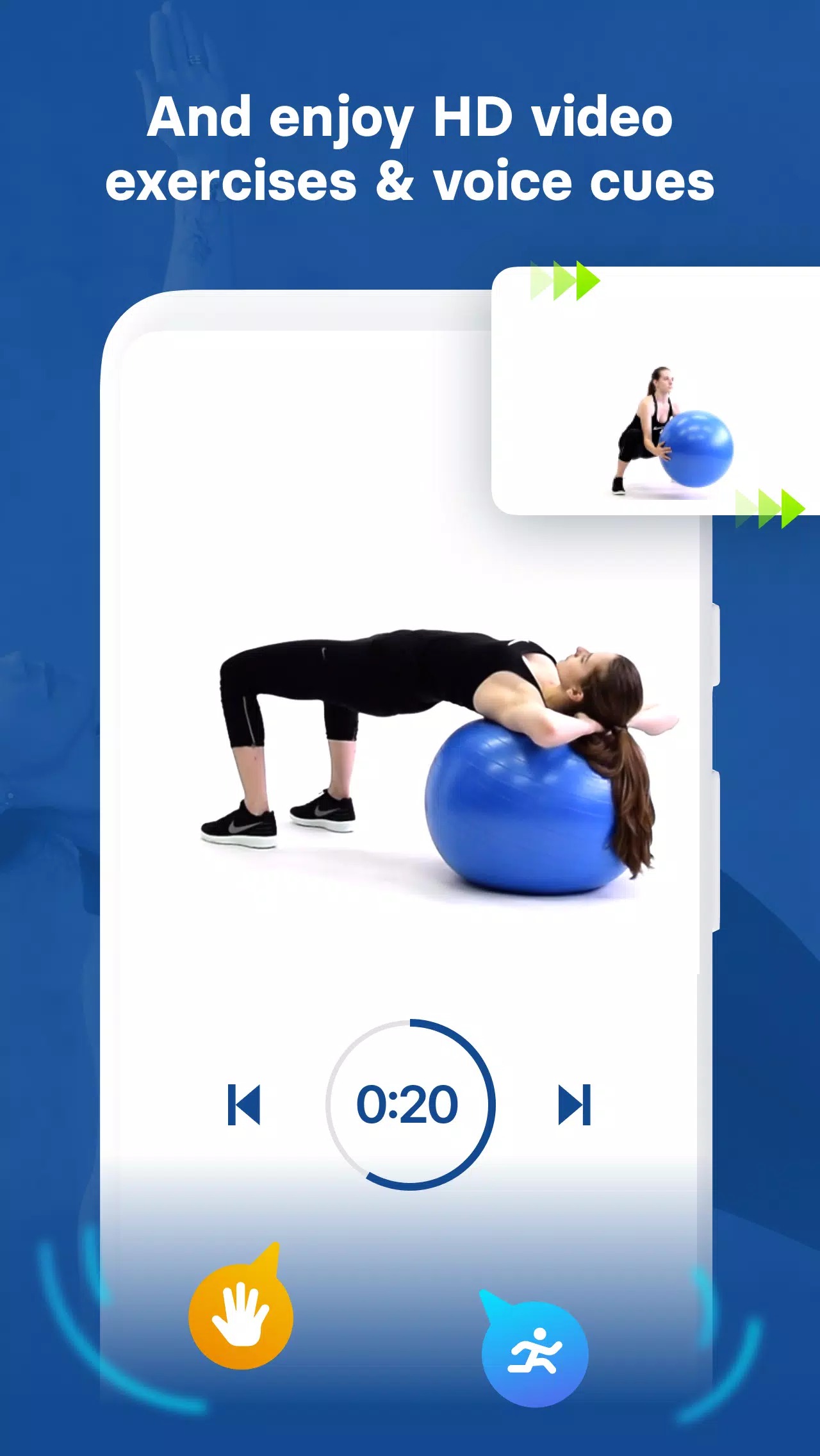 Stability Ball Workouts Fitify screenshot