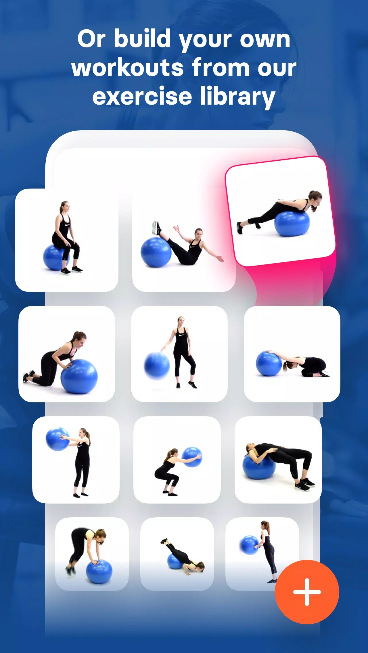 Stability Ball Workouts Fitify screenshot