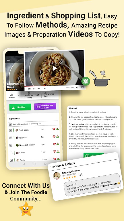 Italian Food Recipes Offline screenshot