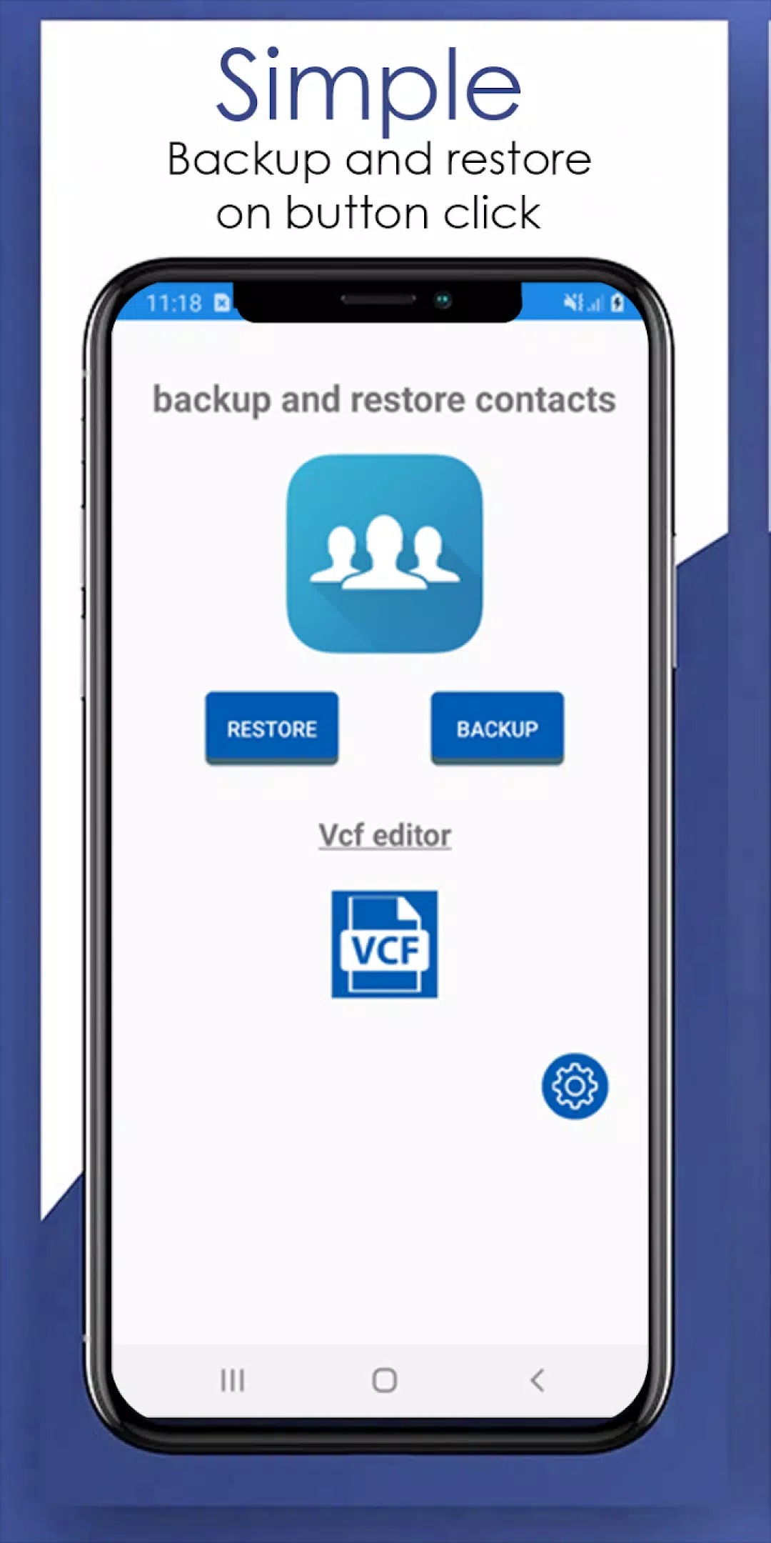 Recover Contacts + Backup screenshot