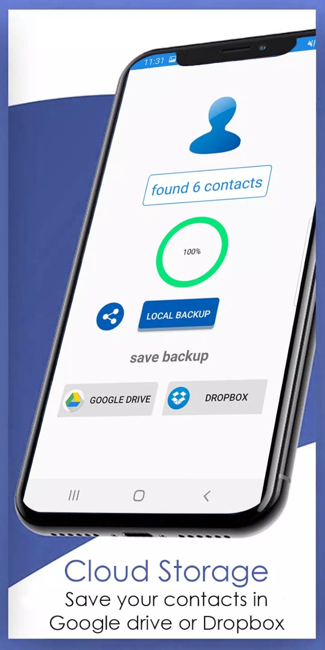 Recover Contacts + Backup screenshot