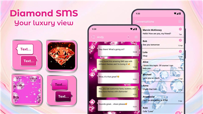 Diamond SMS Texting App screenshot