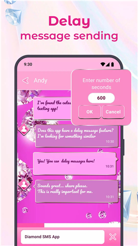 Diamond SMS Texting App screenshot