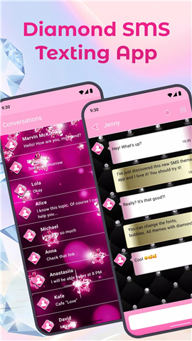 Diamond SMS Texting App screenshot