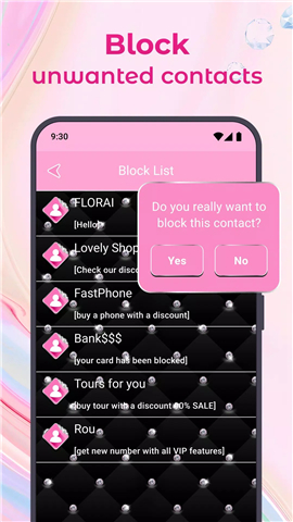 Diamond SMS Texting App screenshot