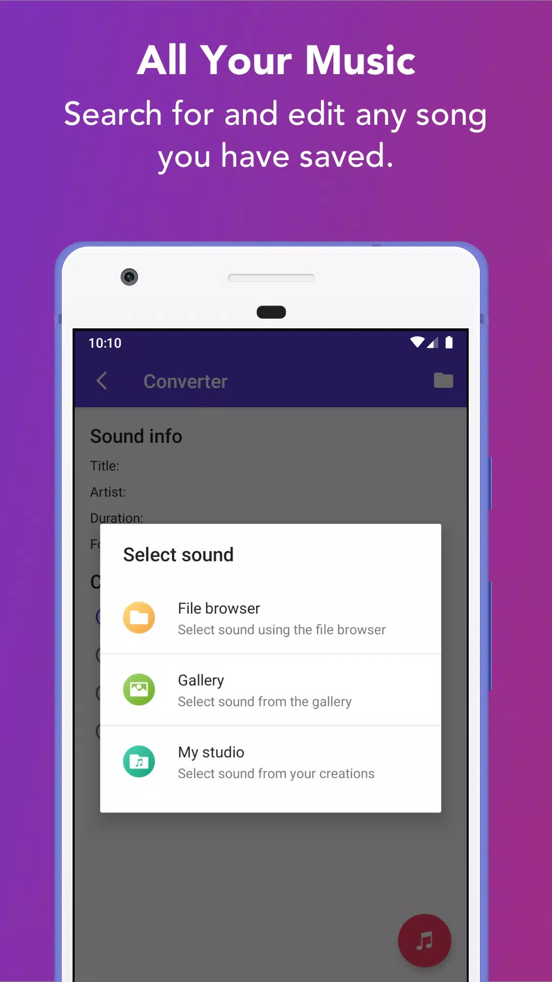 Music Editor: Ringtone & MP3 screenshot