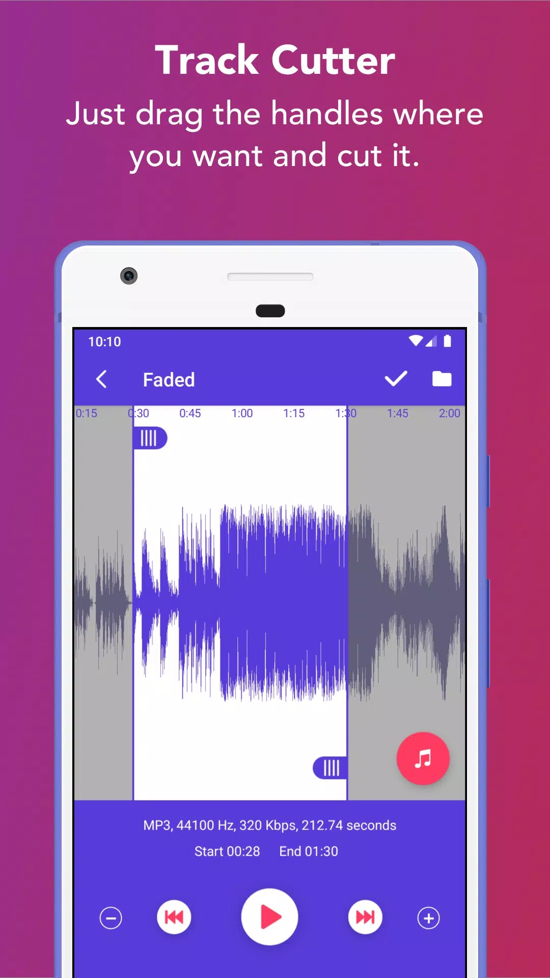 Music Editor: Ringtone & MP3 screenshot