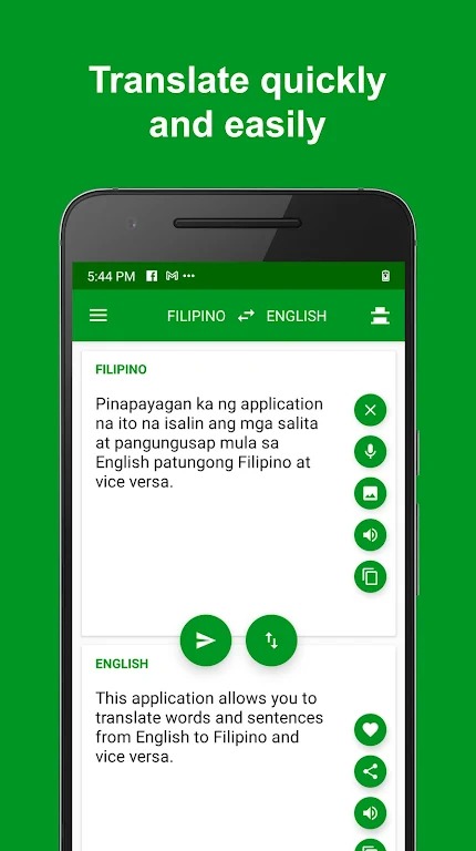 Translator Filipino English screenshot