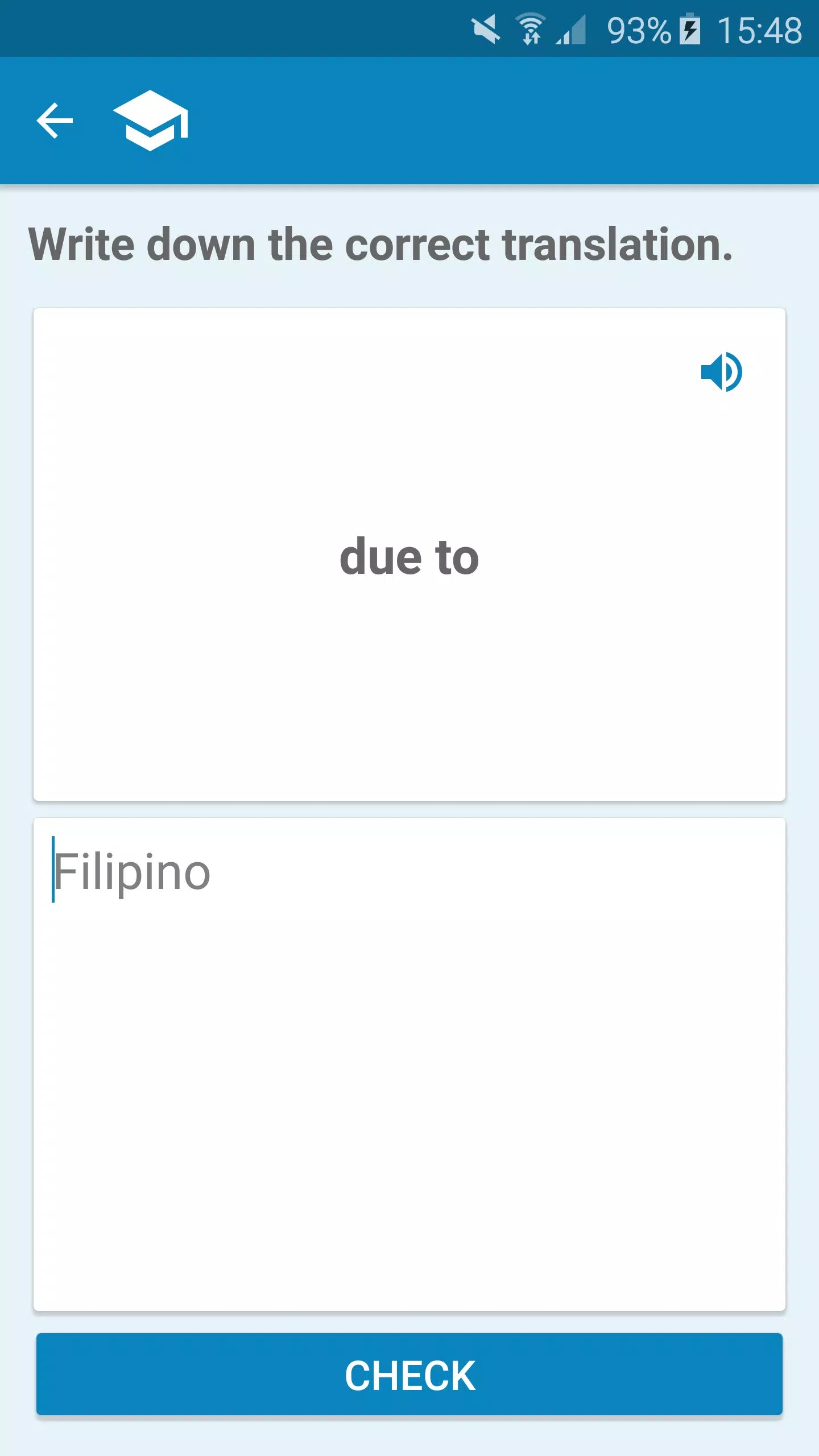 Filipino-English Dictionary screenshot