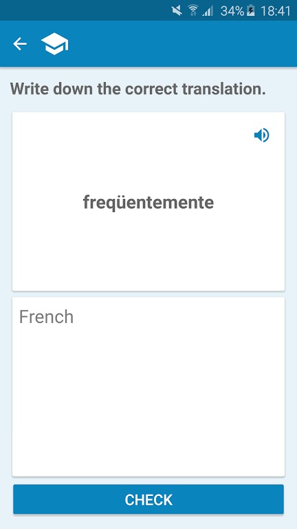 French-Portuguese Dictionary screenshot