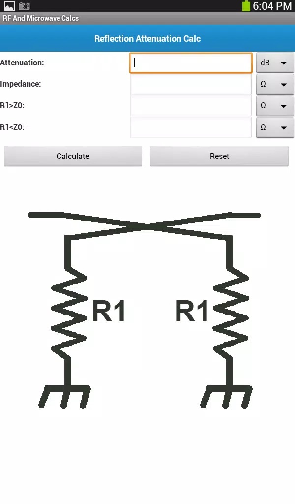 RF And Microwave Calcs screenshot