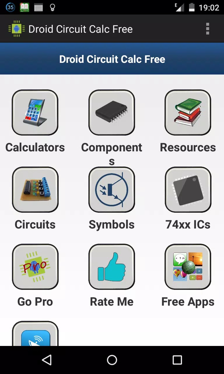 Droid Circuit Calc Free screenshot