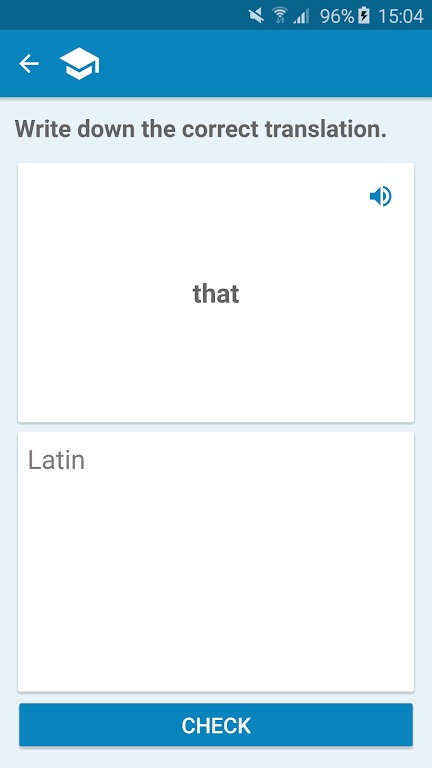 Latin-English Dictionary screenshot