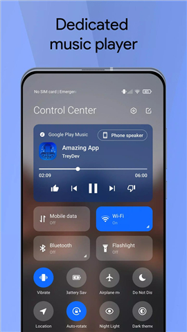 Mi Control Center screenshot