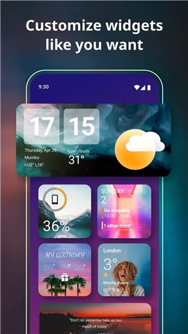 Widgets iOS 17 - Color Widgets screenshot