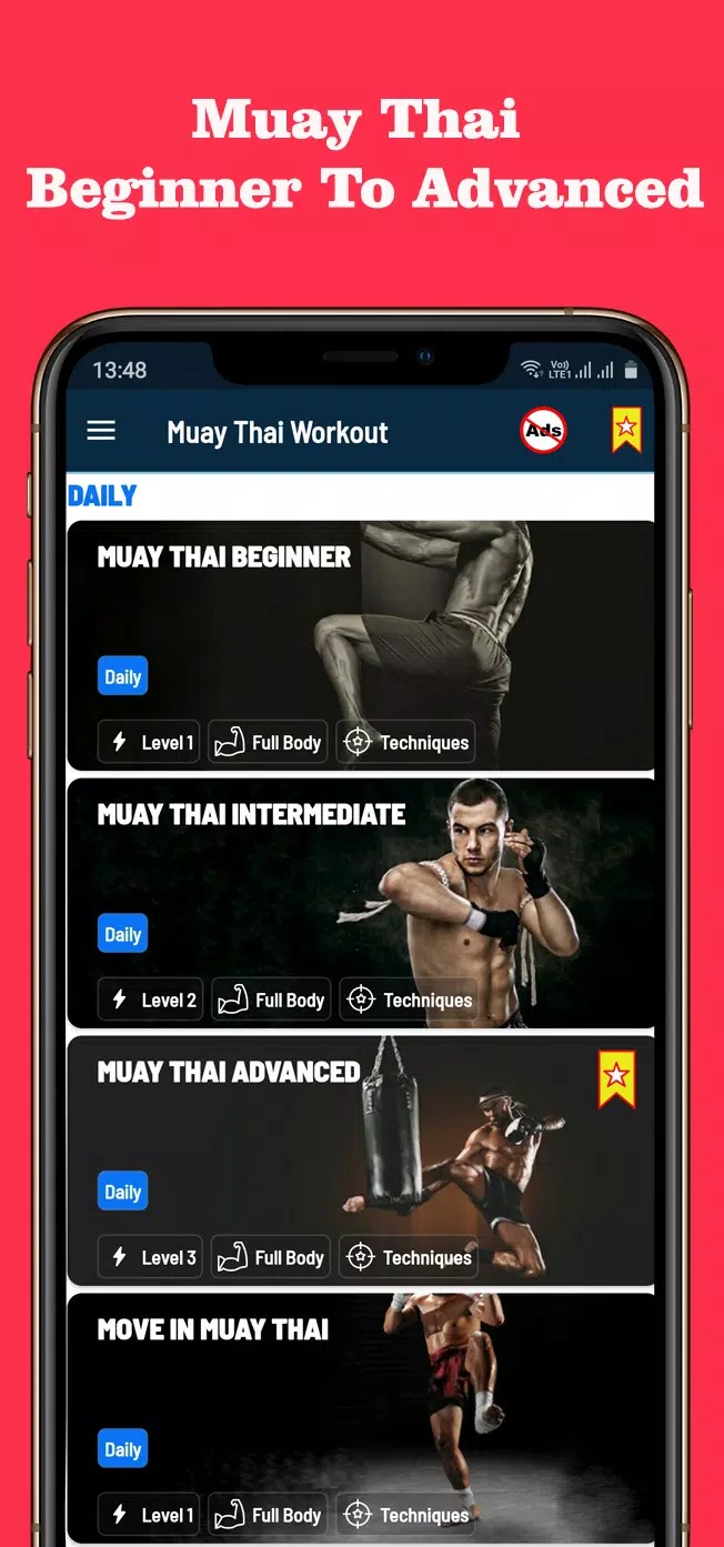 Muay Thai Fitness & Workout screenshot