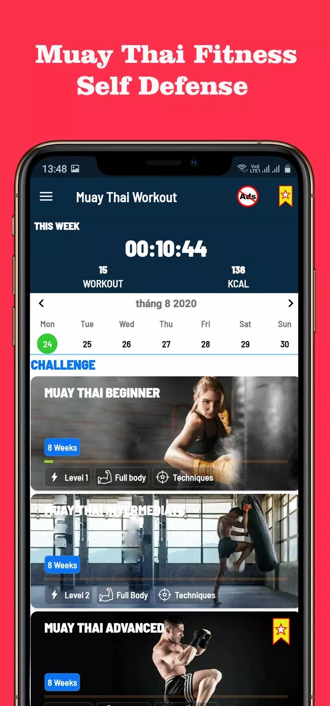 Muay Thai Fitness & Workout screenshot