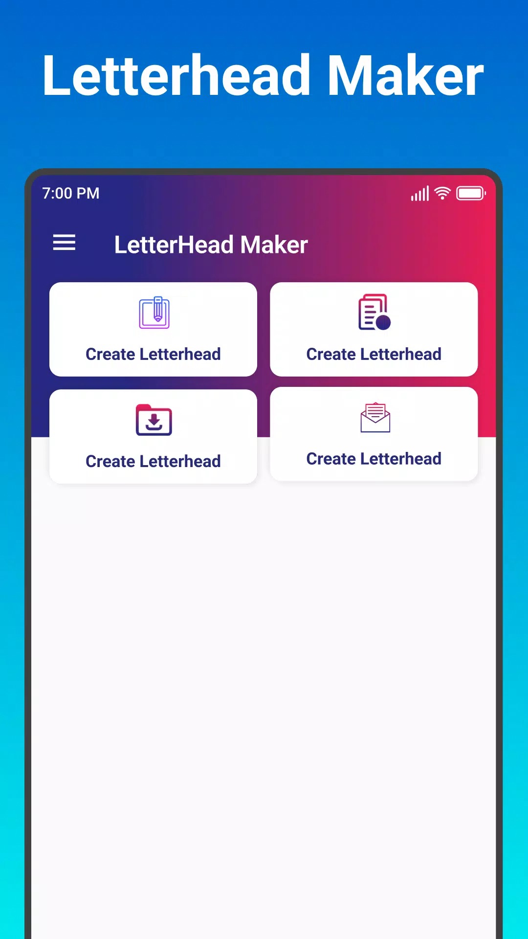 LetterHead Maker screenshot