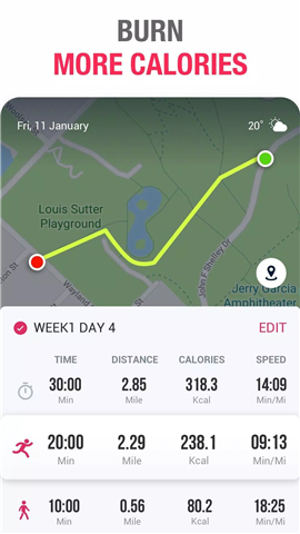 Running App - Lose Weight App screenshot