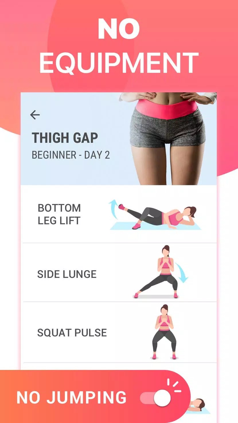 Leg Workouts - Tone up & Slim screenshot