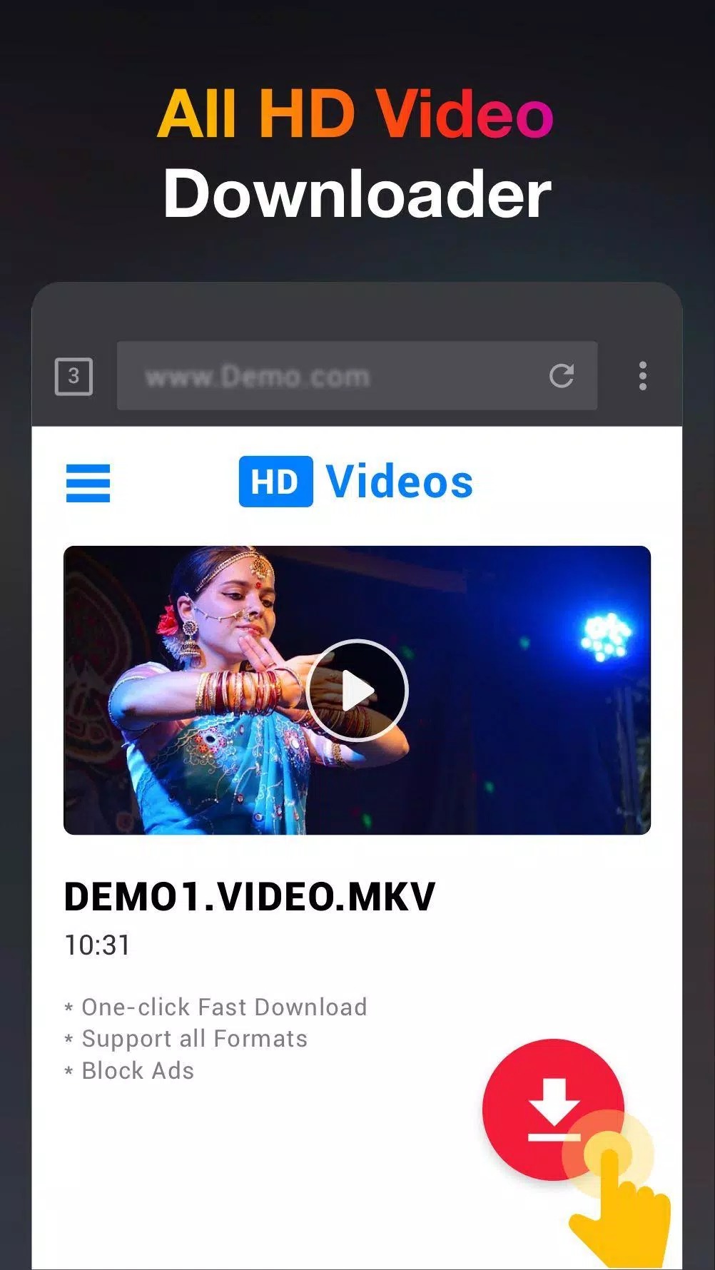 HD Video Downloader App screenshot