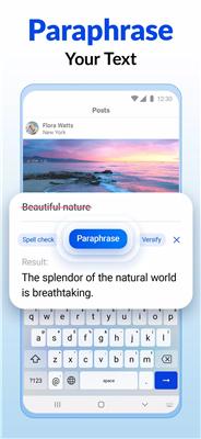 Keyboard AI Assistant: Writely screenshot