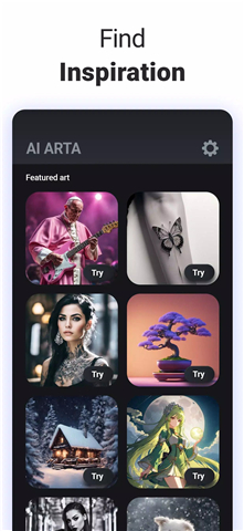 ARTA - AI Art & Photo Generator screenshot