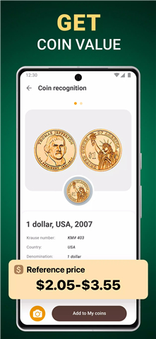 Coin ID screenshot