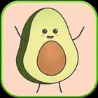 Cute Avocado Wallpaper