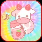 Cute Strawberry Cow Wallpaper