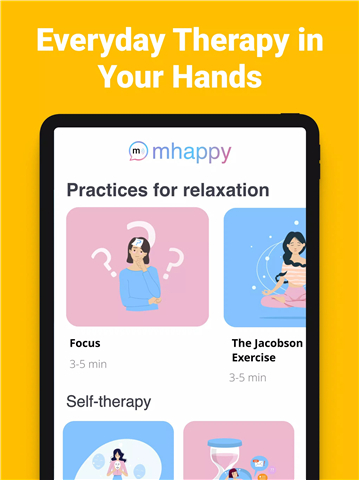 MHappy: Anxiety Mental Therapy screenshot