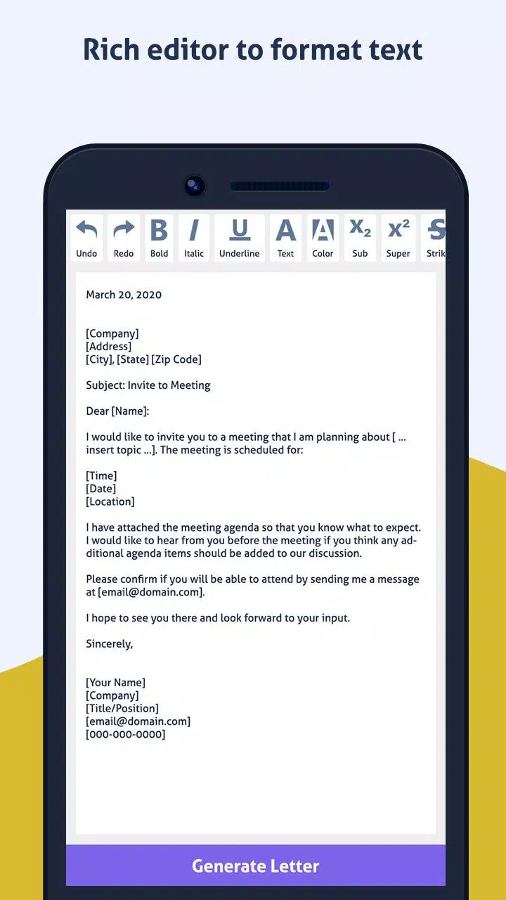 Business Letterhead Templates screenshot