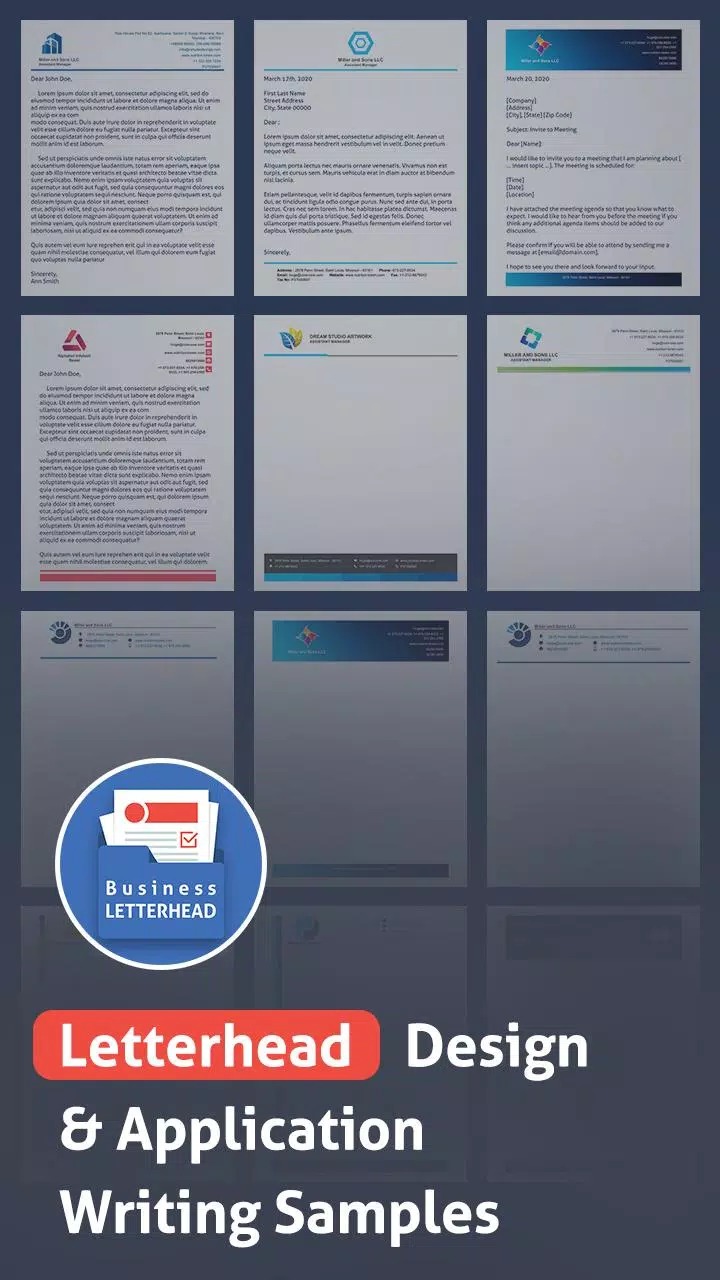 Business Letterhead Templates screenshot