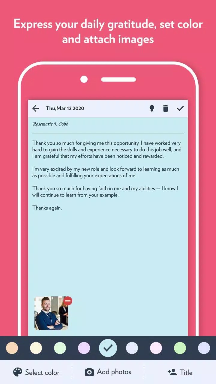 Delight: Gratitude Diary and Positive Affirmations screenshot