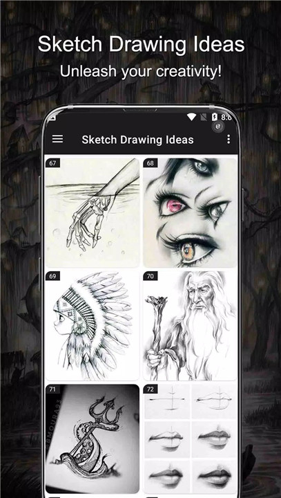 Sketch Drawing Ideas screenshot