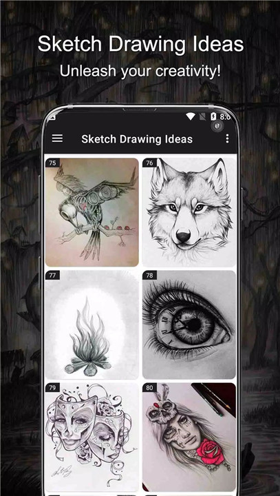 Sketch Drawing Ideas screenshot